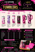 Custom Sublimation Tumblers