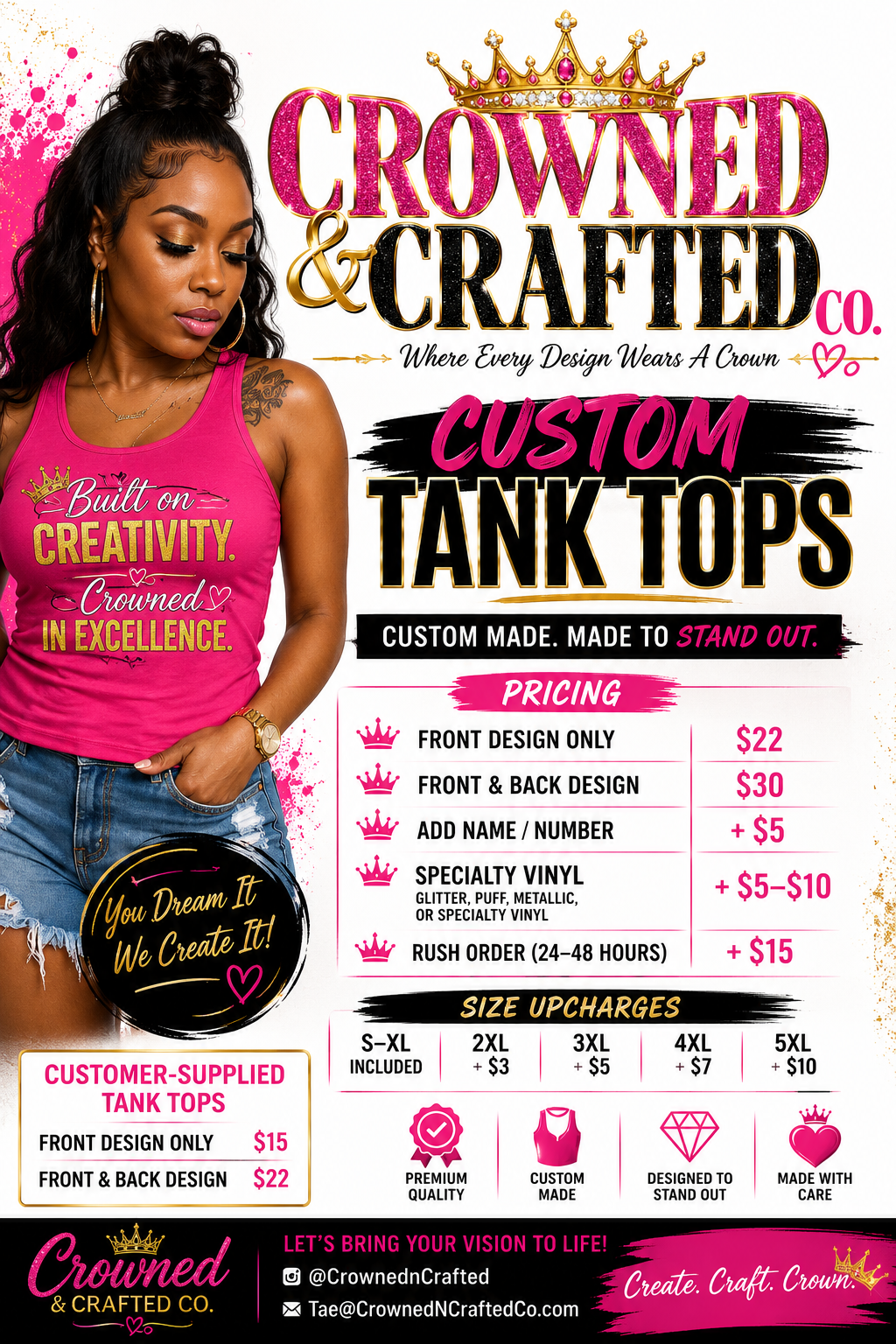 Custom Tank Tops — Designed to Stand Out