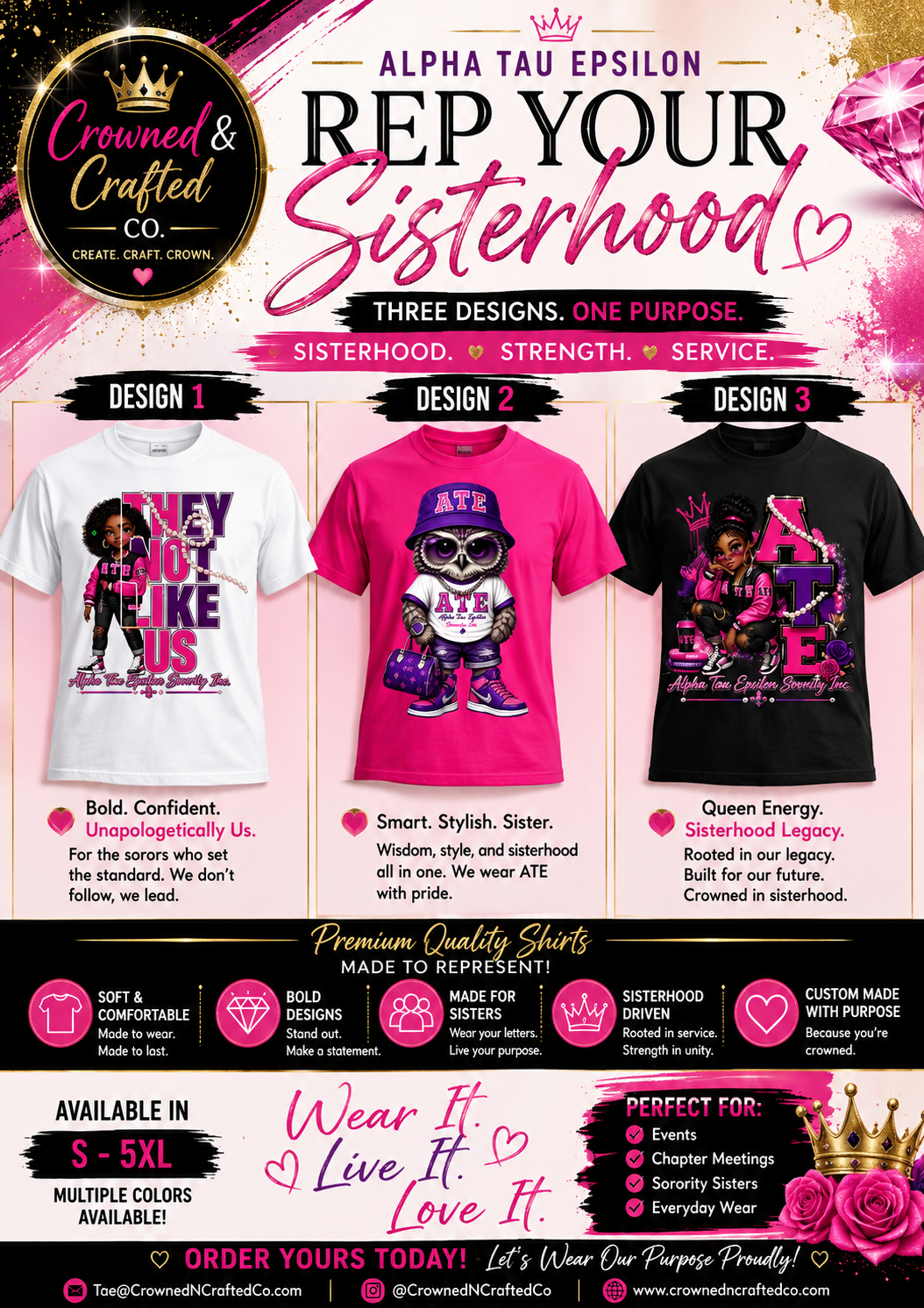 Alpha Tau Epsilon Rep Your Sisterhood Collection