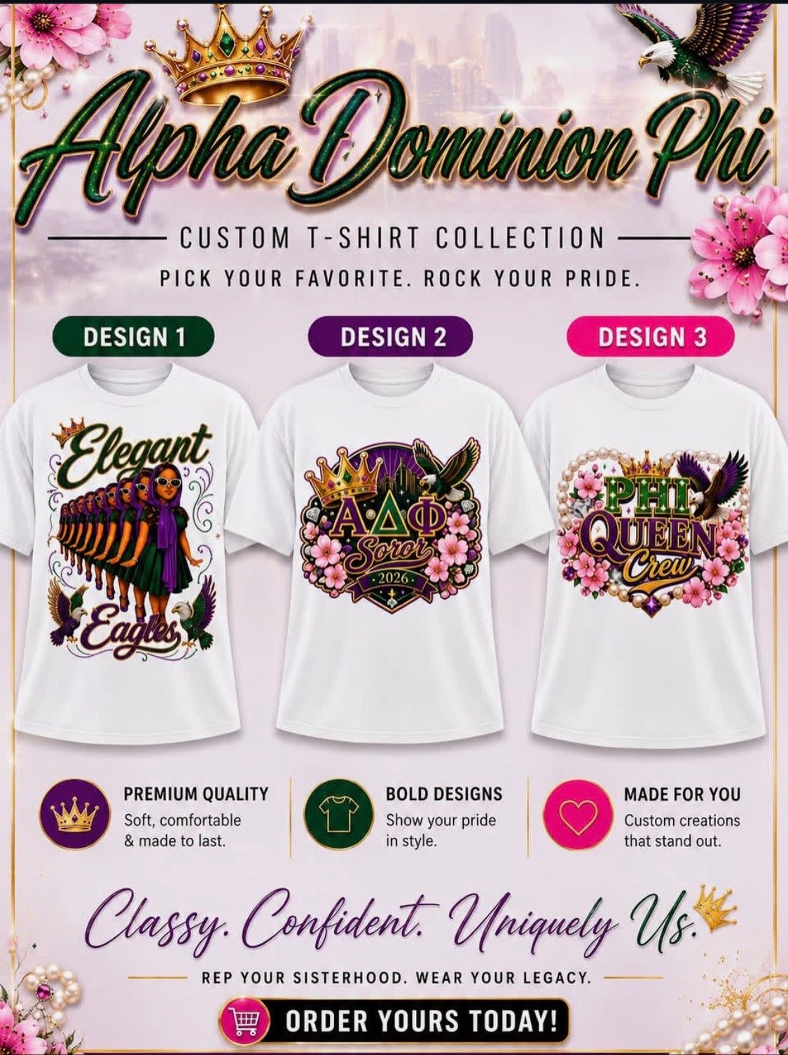 Custom Greek T-Shirt Description