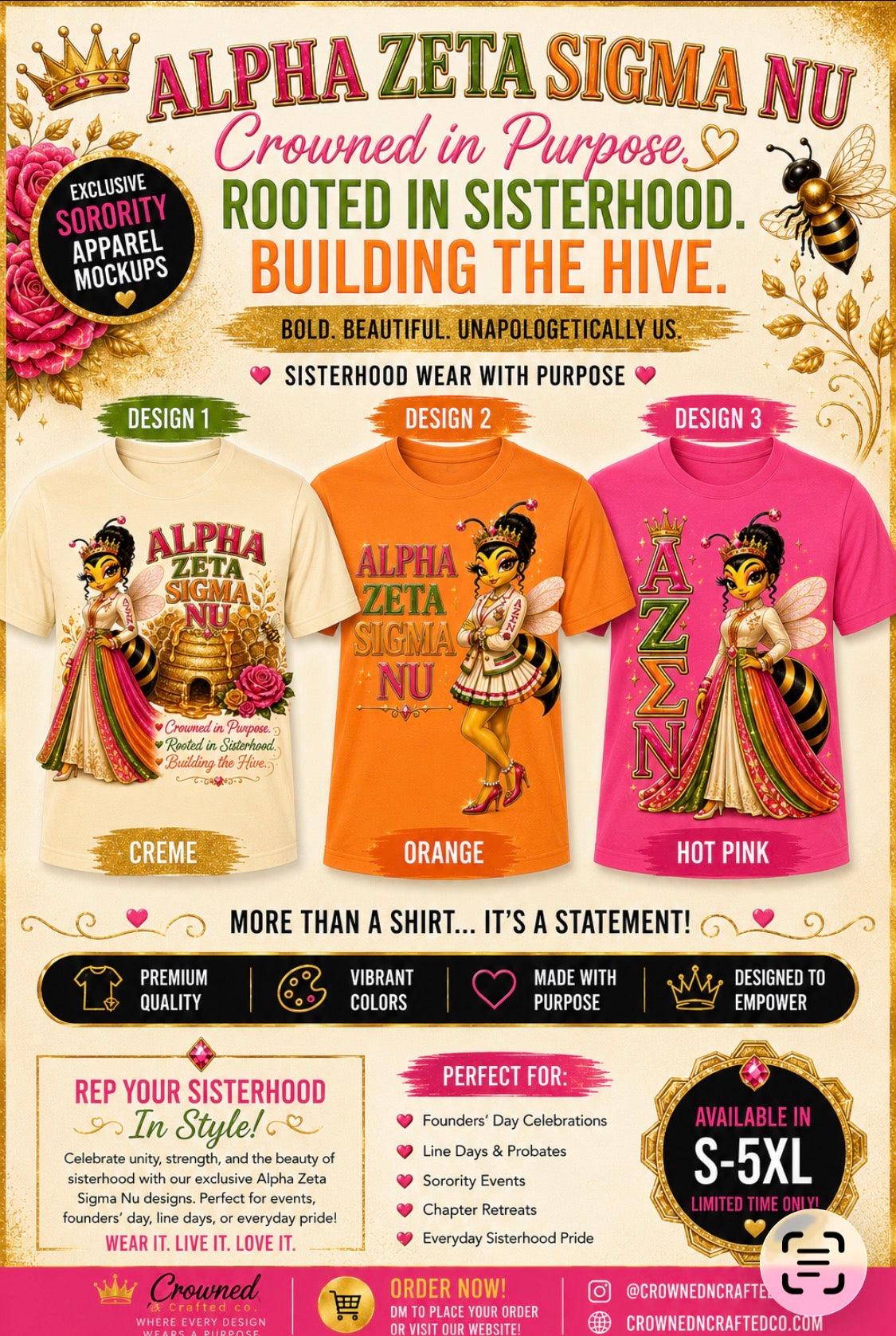 Custom Alpha Zeta Sigma Nu Sorority Shirt